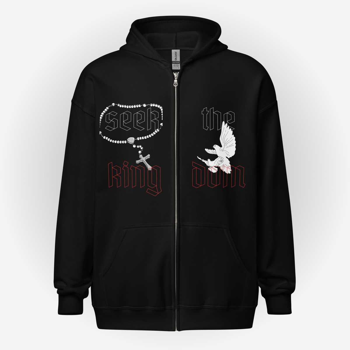 “Seek the Kingdom” Zip-Up Hoodie